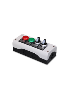 Housing w/2 switches on/off w/message operation/error